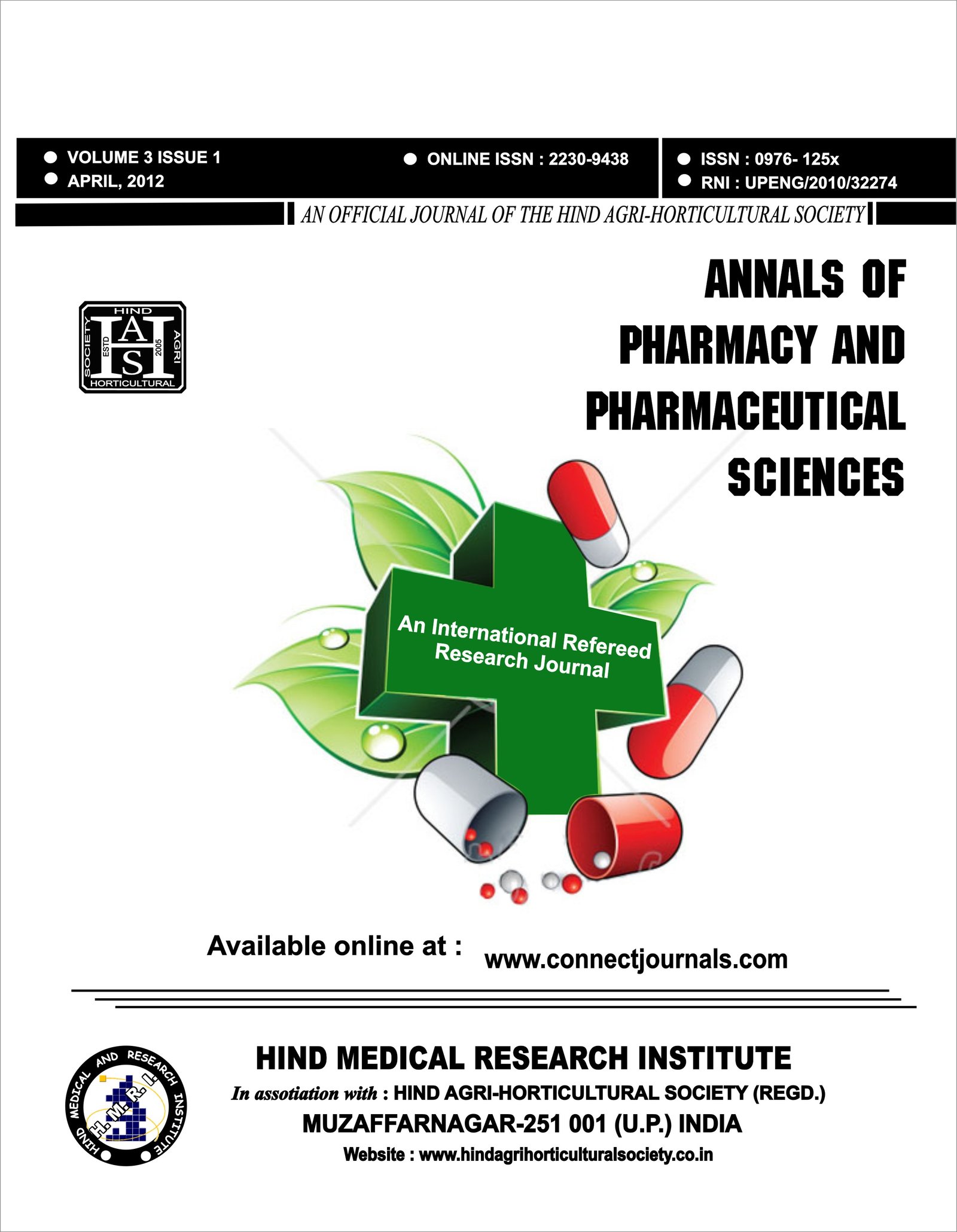 Annals of Pharmacy & Pharmaceutical Sciences