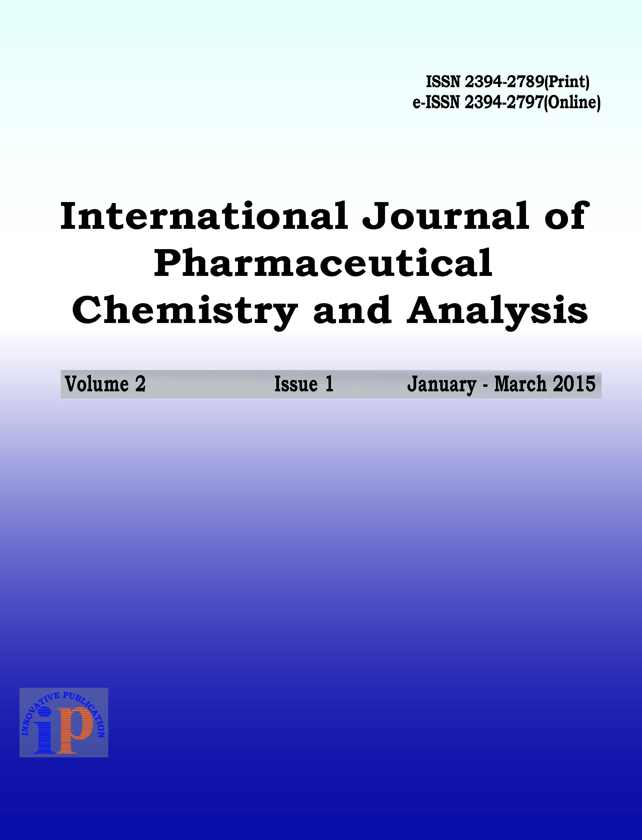pharmaceutical chemistry research papers